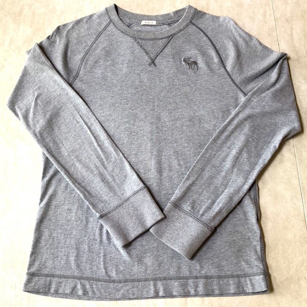 Abercrombie & Fitch Mens Muscle 100% Cotton Sweater Crewneck Long Sleeve Size S